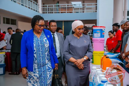 TBS WATOA VYETI NA LESENI 143 KWA WAZALISHAJI WA BIDHAA MKOANI PWANI NA KUZINDUA OFISI MPYA .