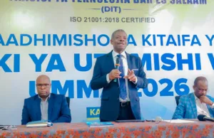 MKUU WA TAASISI YA TEKNOLOJIA DAR ES SALAAM ( DIT ) AWATAKA WATUMISHI KULINDA HADHI YA TAASISI HIYO , MAADHIMISHO YA WIKI YA UTUMISHI WA UMMA 2026.