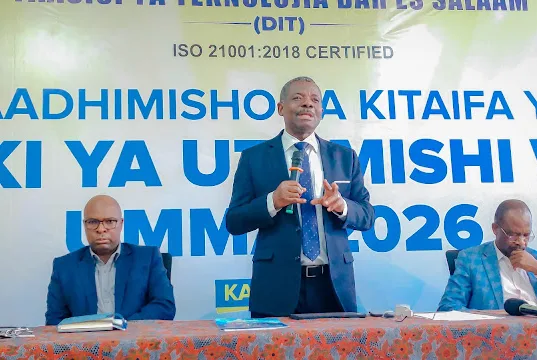 MKUU WA TAASISI YA TEKNOLOJIA DAR ES SALAAM ( DIT ) AWATAKA WATUMISHI KULINDA HADHI YA TAASISI HIYO , MAADHIMISHO YA WIKI YA UTUMISHI WA UMMA 2026.