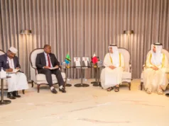 WAZIRI SANGU AKUTANA NA KUZUNGUMZA NA WAZIRI WA KAZI QATAR