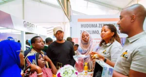 WAJASIRIAMALI KUTOKA PEMBA WATEMBELEA BANDA LA WMA NANE NANE, WAPATA ELIMU YA VIPIMO